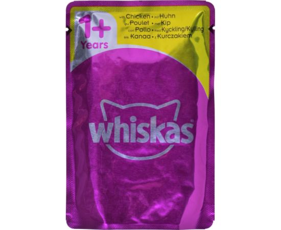 WHISKAS Poultry Feasts in Jelly - wet cat food - 80x85 g