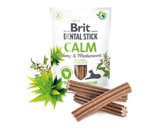 BRIT Dental Stick Calm Hemp & Materwort - dog treat - 251 g