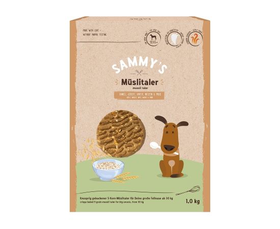 BOSCH Sammy's Muesli Taler - Dog treat - 1 kg