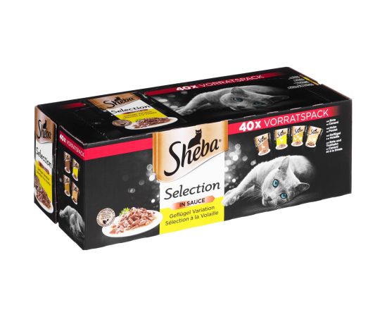 Sheba Selection in Sauce Poultry Flavors 40 x 85 g