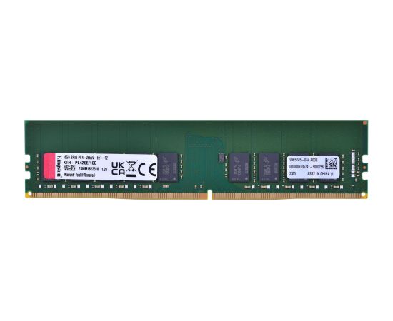 Kingston dedicated memory for HPE/HP 16GB DDR4-2666Mhz ECC Module