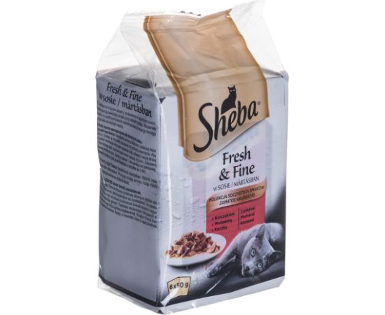 Sheba Fresh & Fine Mini Meat Dishes in Sauce 6 x 50g