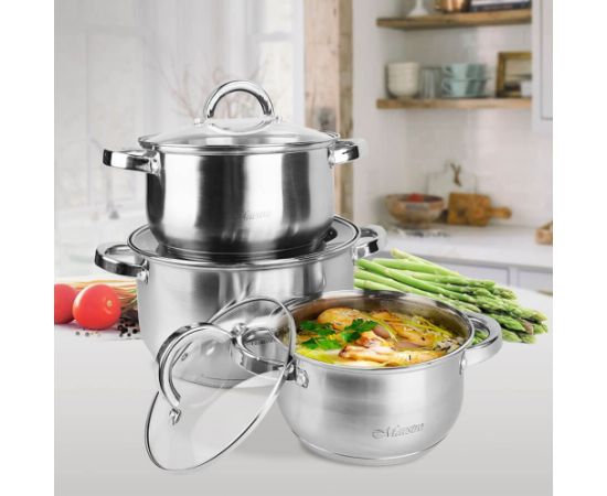 Maestro MR-2120-6L A set of pots of 6 elements