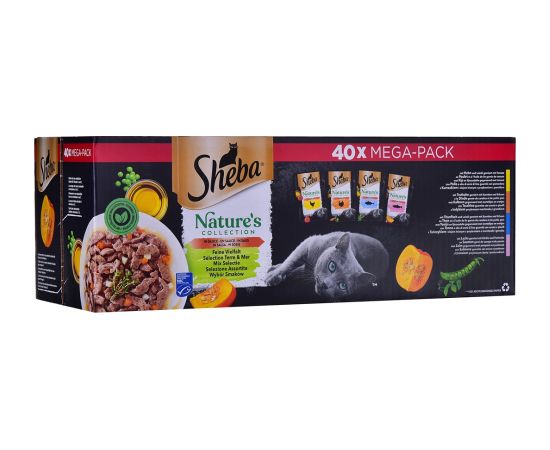 SHEBA Nature's Collection Mix - wet cat food - 40x85g