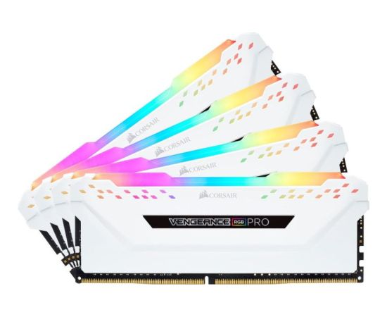 Corsair DDR4 32 GB 3200-CL16 - Quad-Kit - Vengeance RGB PRO White