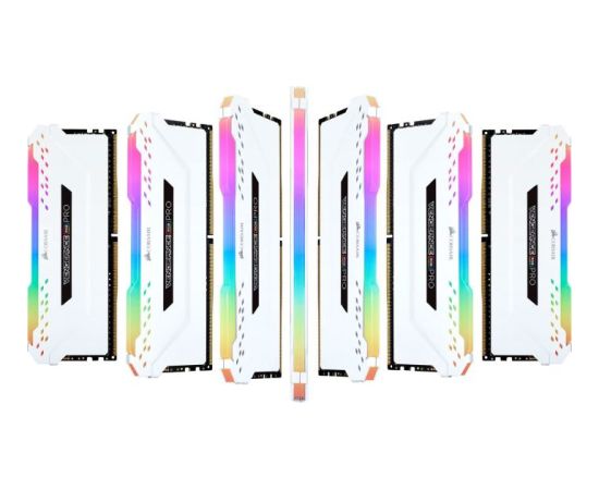Corsair DDR4 32 GB 3200-CL16 - Quad-Kit - Vengeance RGB PRO White