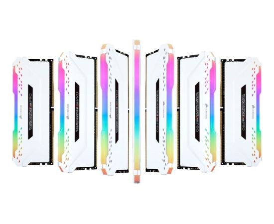 Corsair DDR4 32 GB 3200-CL16 - Quad-Kit - Vengeance RGB PRO White