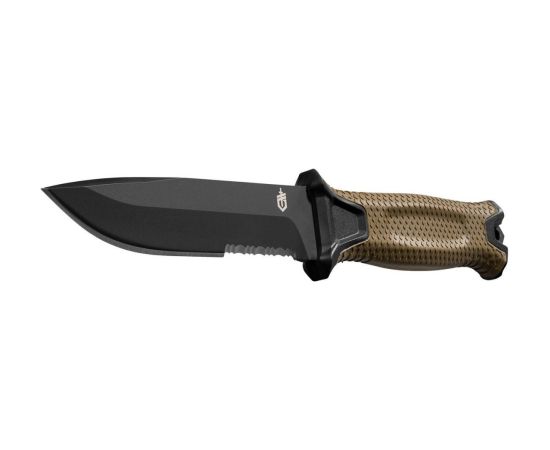 Survival knife GERBER Strongarm Fixed Serrated Coyote