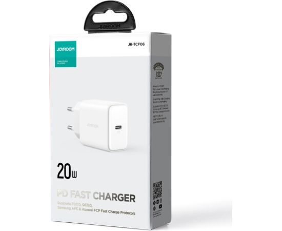 Joyroom JR-TCF06 USB C 20W PD charger - White