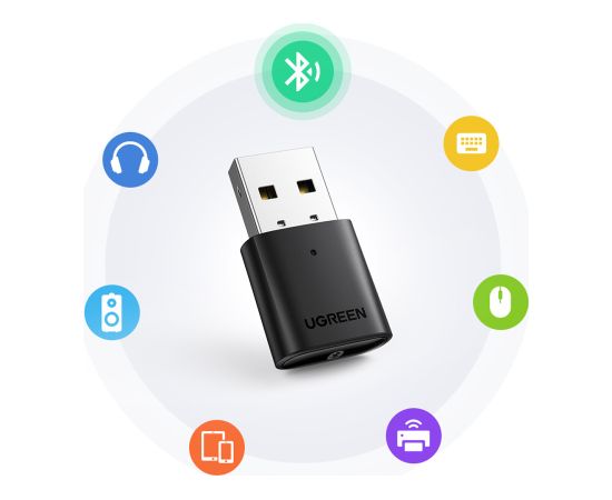 Ugreen Bluetooth 5.0 USB-A adapteris melns (CM390)