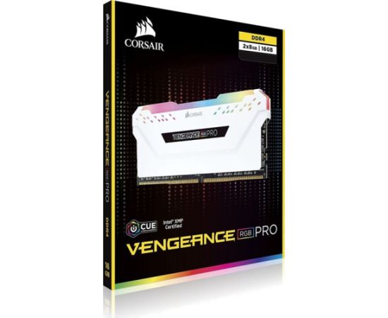 Corsair DDR4 16 GB 3800-CL16 - Dual-Kit - Vengeance RGB PRO White