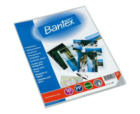 Kabatas fotogrāfijām Bantex 10 x 15 cm, 10 gab./iepak.