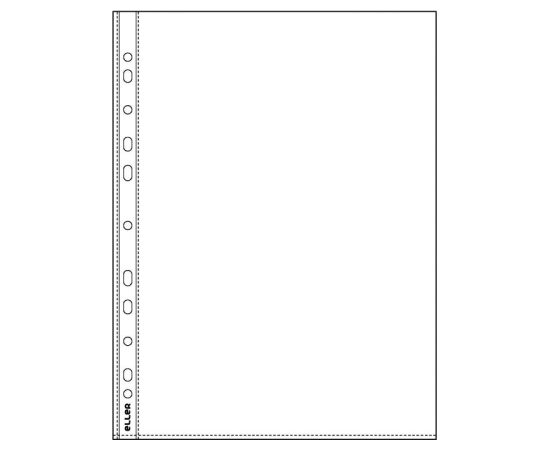 Kabata dokumentiem STANDARD A4, PP, glancēta, 30 mkr.,100 gab./iepak ( Iepak. x 2 )