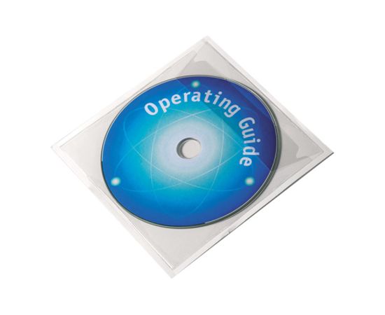 Pašlīpošas kabatas CD/DVD diskiem Durable, 10 gab./iepak.