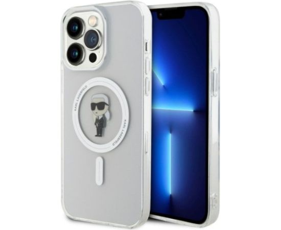 Karl Lagerfeld iPhone 15 Pro Max IML Ikonik MagSafe Case Apple Transparent