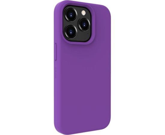 Evelatus iPhone 15 Pro Premium Soft Touch Silicone Case Apple Deep Purple