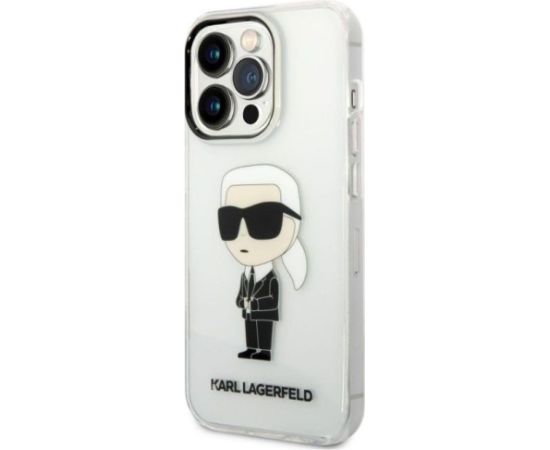 Karl Lagerfeld iPhone 14 Pro IML Ikonik NFT Case Apple Transparent