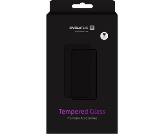 Evelatus iPhone 12 Pro Max 6.7'' Anti-Blue 2.5D Full Cover Japan Glue Glass Anti-Static Apple