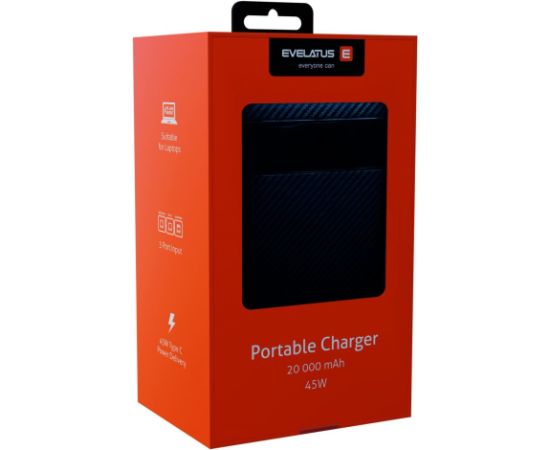 Evelatus Power Bank  EPB06 20000 mAh - Black