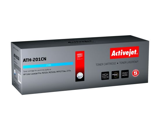 Activejet ATH-201CN toner (replacement for HP 201A CF401A; Supreme; 1400 pages; blue)