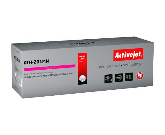 Activejet ATH-201MN toner (replacement for HP 201A CF403A; Supreme; 1,400 pages; magenta)