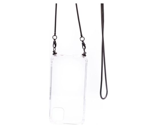 Evelatus Note 8 Pro Silicone Transparent with Necklace TPU Strap Xiaomi Space Gray