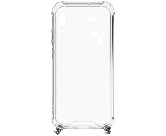 Evelatus Redmi 7 Silicone Transparent with Necklace TPU Strap Xiaomi Space Gray