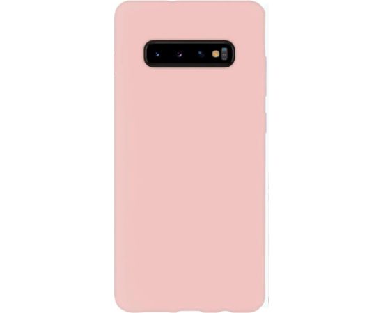 Evelatus Galaxy S10+ Nano Silicone Case Soft Touch TPU Samsung Beige