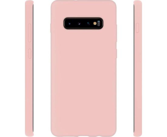 Evelatus Galaxy S10+ Nano Silicone Case Soft Touch TPU Samsung Beige