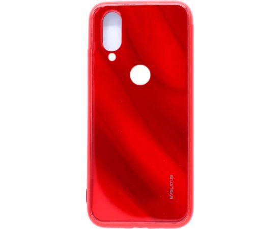 Evelatus Redmi 7 Water Ripple Full Color Electroplating Tempered Glass Case Xiaomi Red