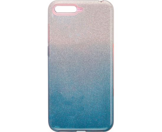 iLike Huawei Y6 2018 Gradient Glitter 3in1 case Huawei Blue