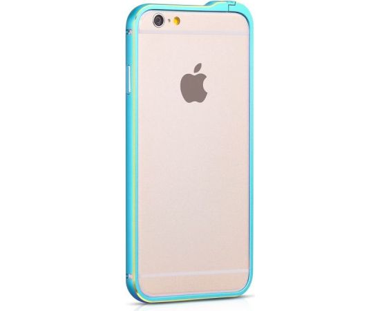 Hoco Apple iPhone 6 / 6s  Blade Series Fedora Metal Bumper  Blue