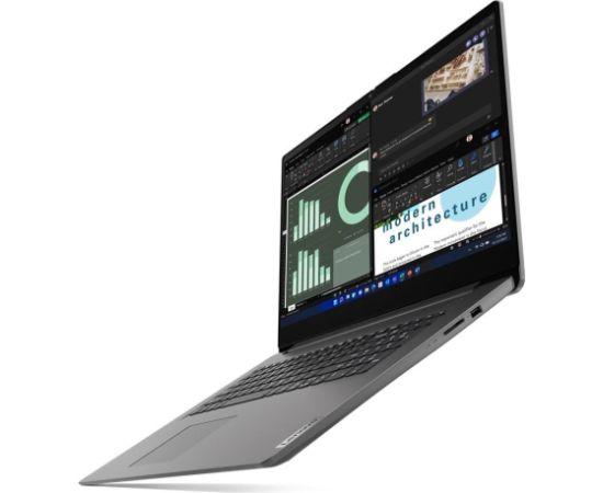 Lenovo V V17 Laptop 43.9 cm (17.3") Full HD Intel® Core™ i7 i7-1355U 16 GB DDR4-SDRAM 512 GB SSD Wi-Fi 6 (802.11ax) Windows 11 Pro Grey