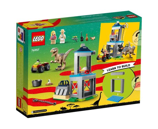 LEGO JURASSIC WORLD 76957 VELOCIRAPTOR ESCAPE