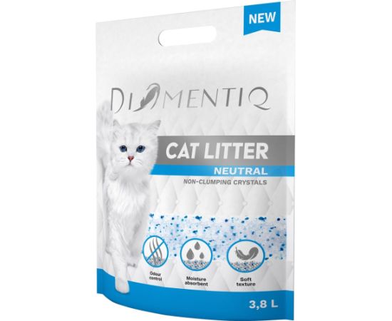 DIAMENTIQ Cat litter 3.8L Silikona smiltis kaķiem