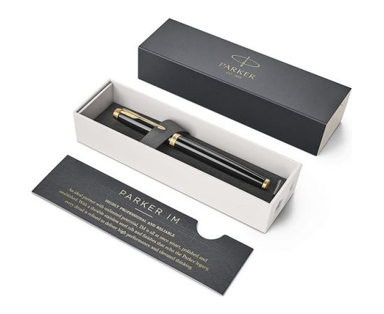 Parker IM fountain pen Cartridge filling system Black, Gold 1 pc(s)