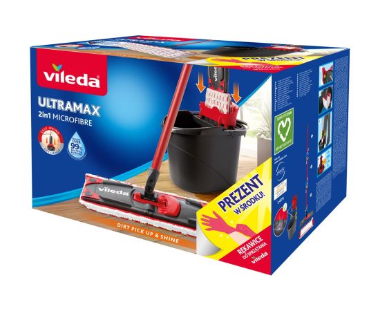 Vileda Ultramax Box mop + free gloves