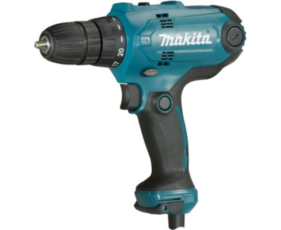 Makita DF0300 drill 1500 RPM Keyless 1.2 kg Black, Blue