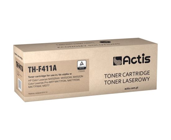 Actis TH-F411A toner (replacement for HP 410A CF411A; Standard; 2300 pages; cyan)