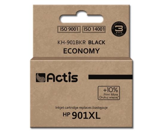 Actis KH-901BKR ink (replacement for HP 901XL CC656AE; Standard; 20 ml; black)