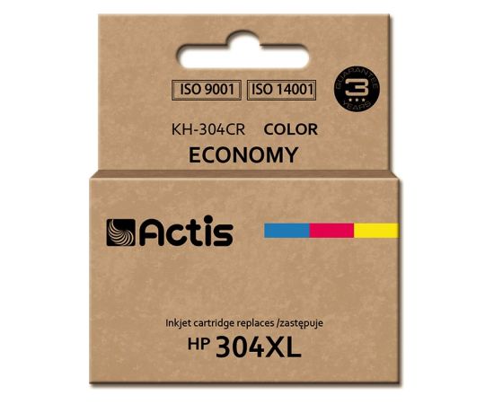 Actis KH-304CR ink (replacement for HP 304XL N9K07AE; Premium; 18 ml; color)