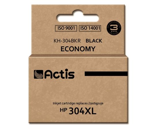 Actis KH-304BKR ink (replacement for HP 304XL N9K08AE; Premium; 15 ml; black)