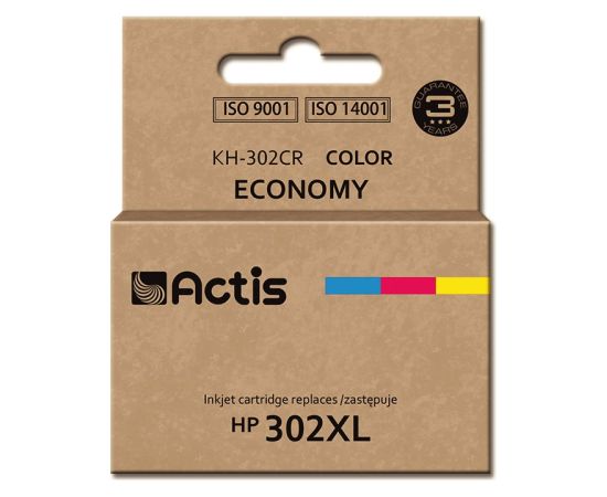 Actis KH-302CR ink (replacement for HP 302XL F6U67AE; Premium; 21 ml; color)