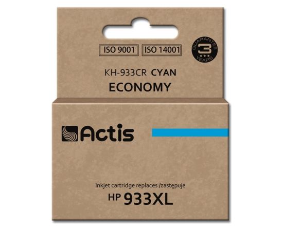 Actis KH-933CR ink (replacement for HP 933XL CN054AE; Standard; 13 ml; cyan)