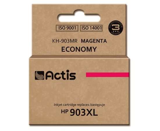 Actis KH-903MR ink (replacement for HP 903XL T6M07AE; Standard; 12 ml; magenta) - New Chip