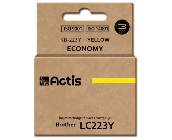 Actis KB-223Y ink (replacement for Brother LC223Y; Standard; 10 ml; yellow)
