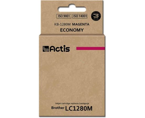 Actis KB-1280M ink (replacement for Brother LC-1280M; Standard; 19 ml; magenta)