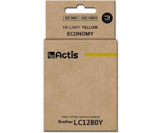 Actis KB-1280Y ink (replacement for Brother LC-1280Y; Standard; 19 ml; yellow)