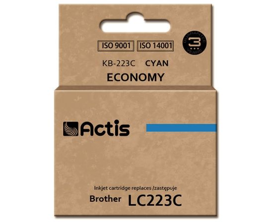 Actis KB-223C ink (replacement for Brother LC223C; Standard; 10 ml; cyan)