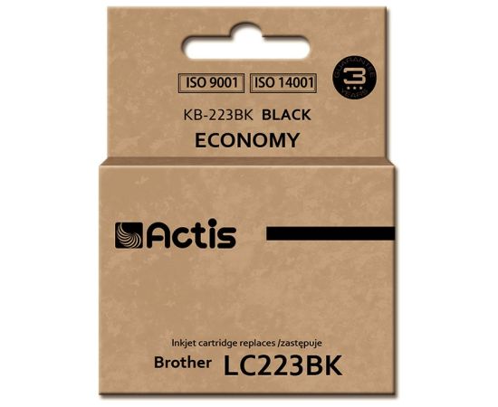 Actis KB-223BK ink (replacement for Brother LC223BK; Standard; 16 ml; black)